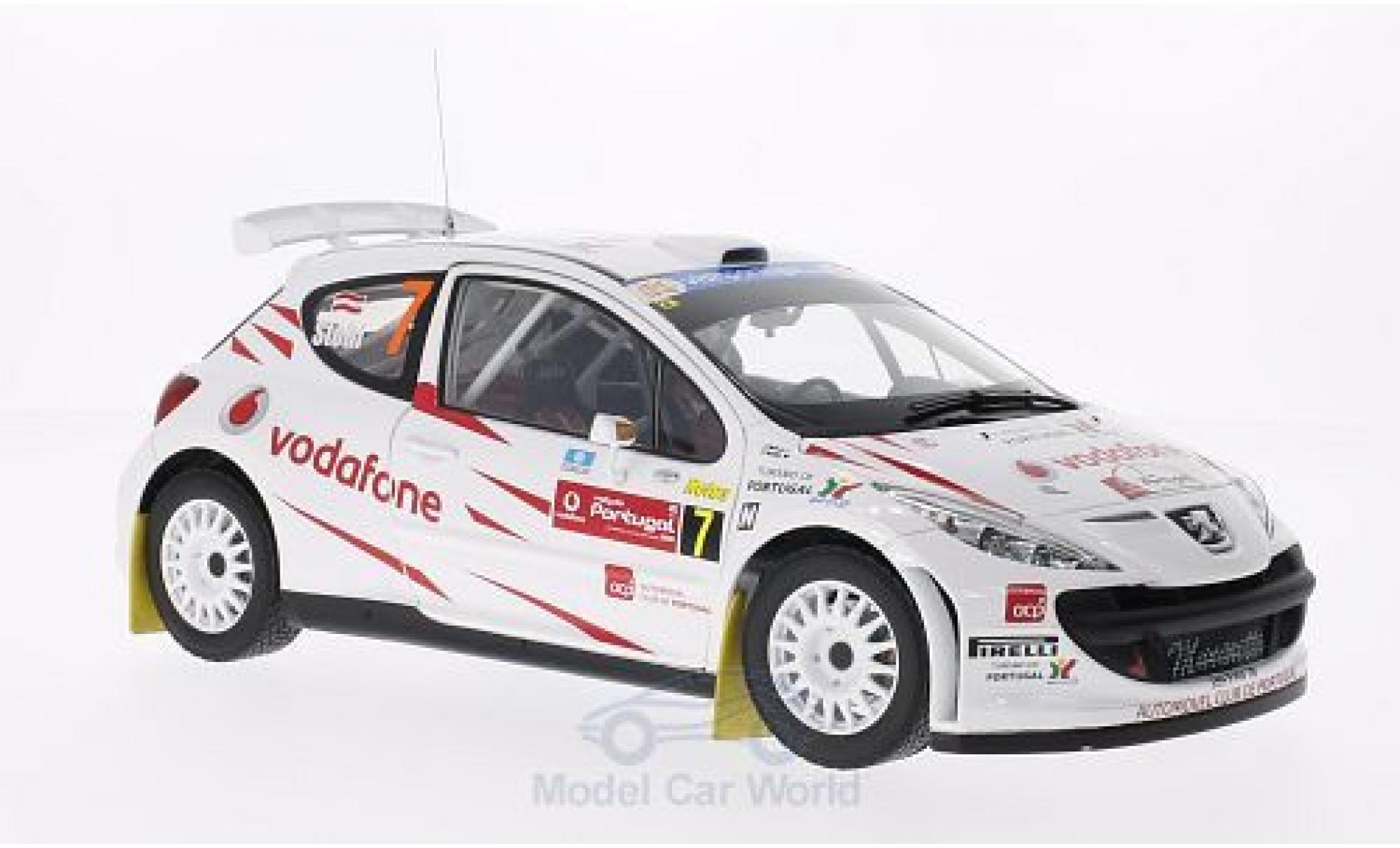 Peugeot 207 S2000 1/18 Sun Star S2000 No.7 Vodafone Rally Portugal 2008 M.Stohl/I.Minor diecast model cars