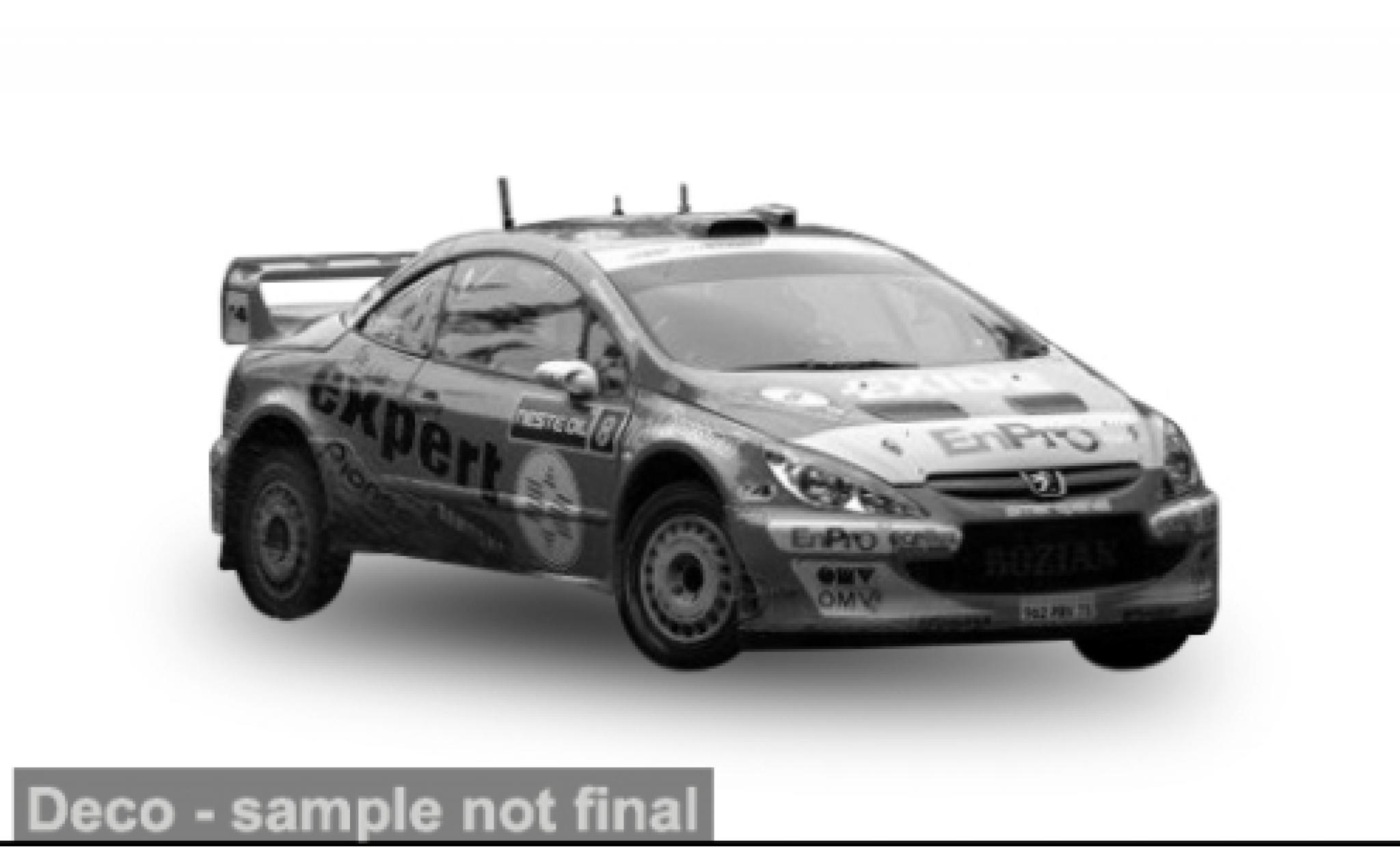 Peugeot 307 1/18 Sun Star WRC Rally Finland 2006 #8 1:18 diecast model cars
