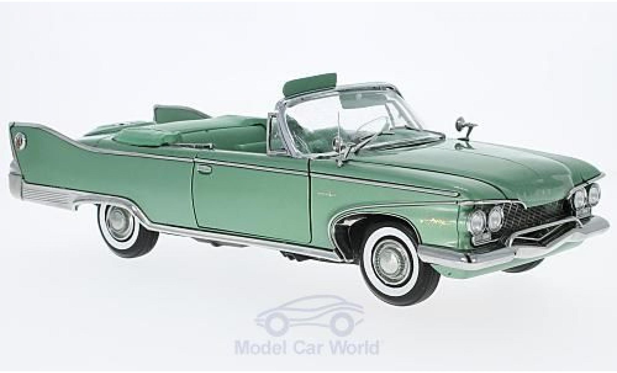 Plymouth Fury 1/18 Sun Star Convertible metallic green 1960 offen ohne Vitrine diecast model cars