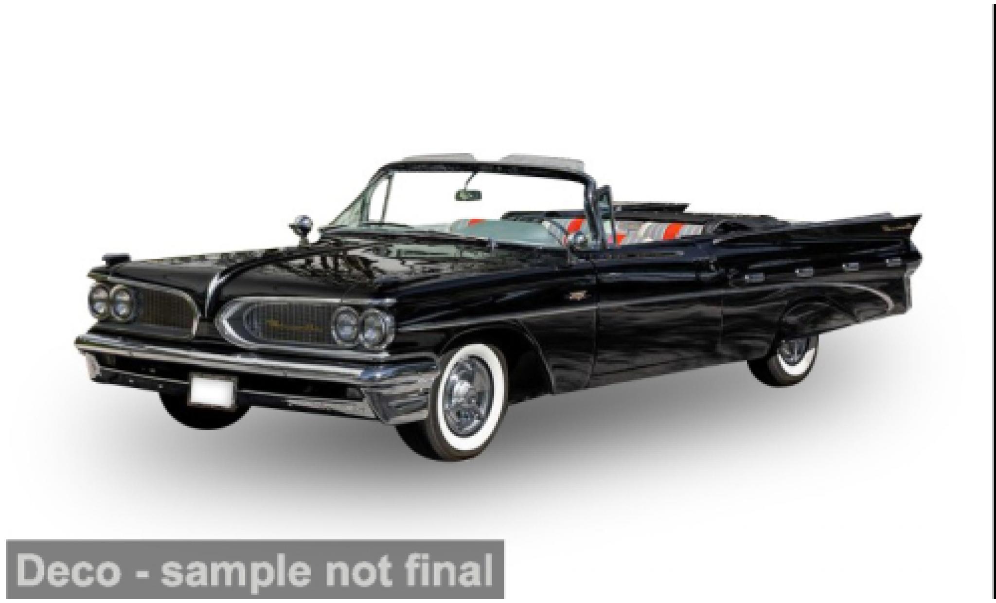 Pontiac Bonneville 1/18 Sun Star Convertible black 1959 1:18 diecast model cars
