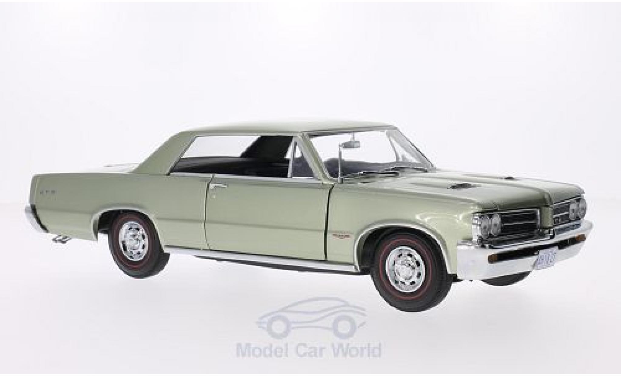 Pontiac GTO 1/18 Sun Star metallic green 1964 diecast model cars