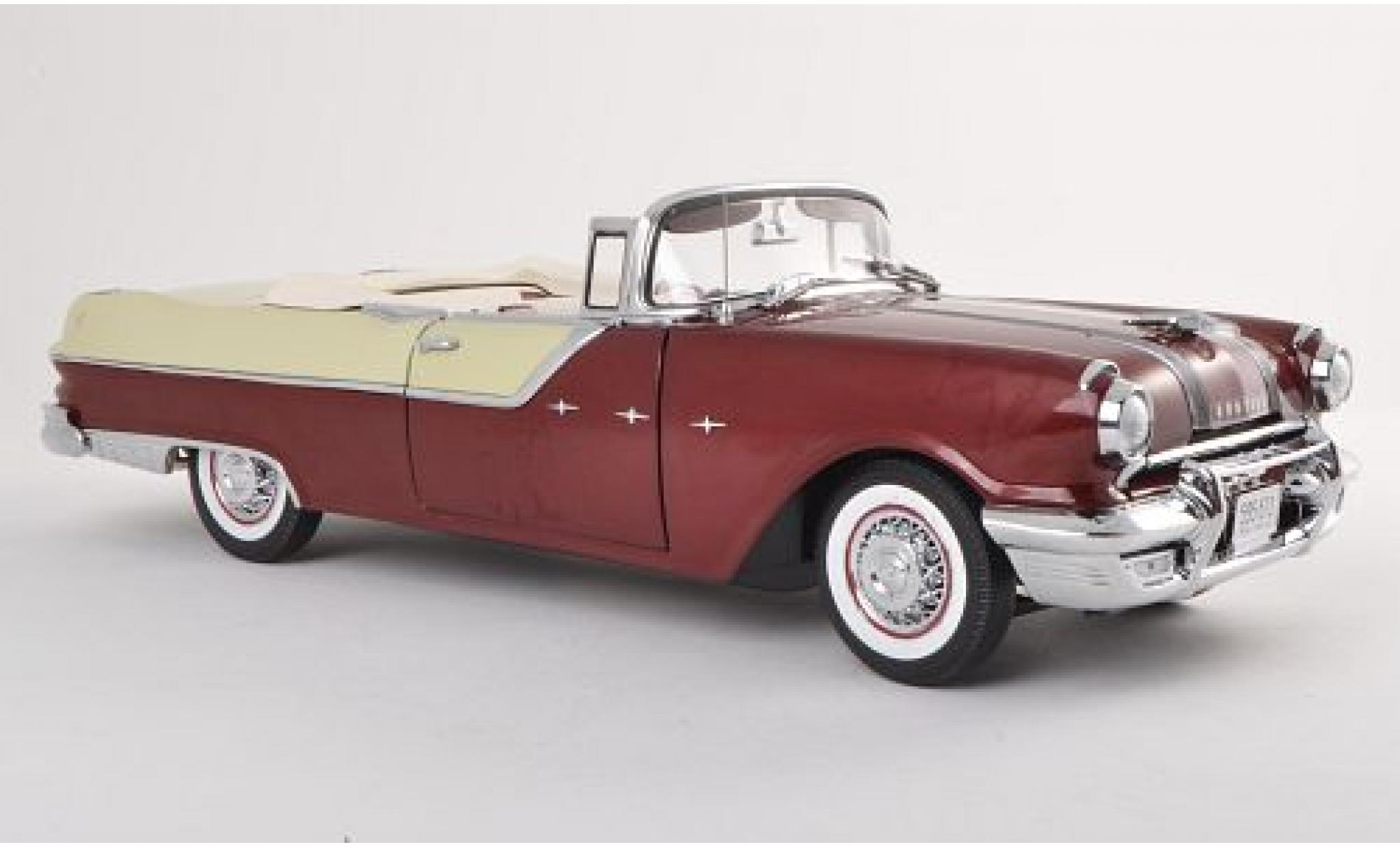 Pontiac Star Chief 1/18 Sun Star Convertible white/dkl.-brown white/brown 1955 Verdeck ouvert diecast model cars