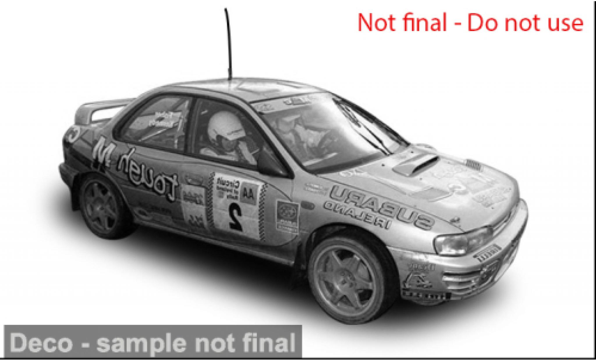 Subaru Impreza 1/18 Sun Star 555 Circuit of ireland 1999 #2 1:18 diecast model cars