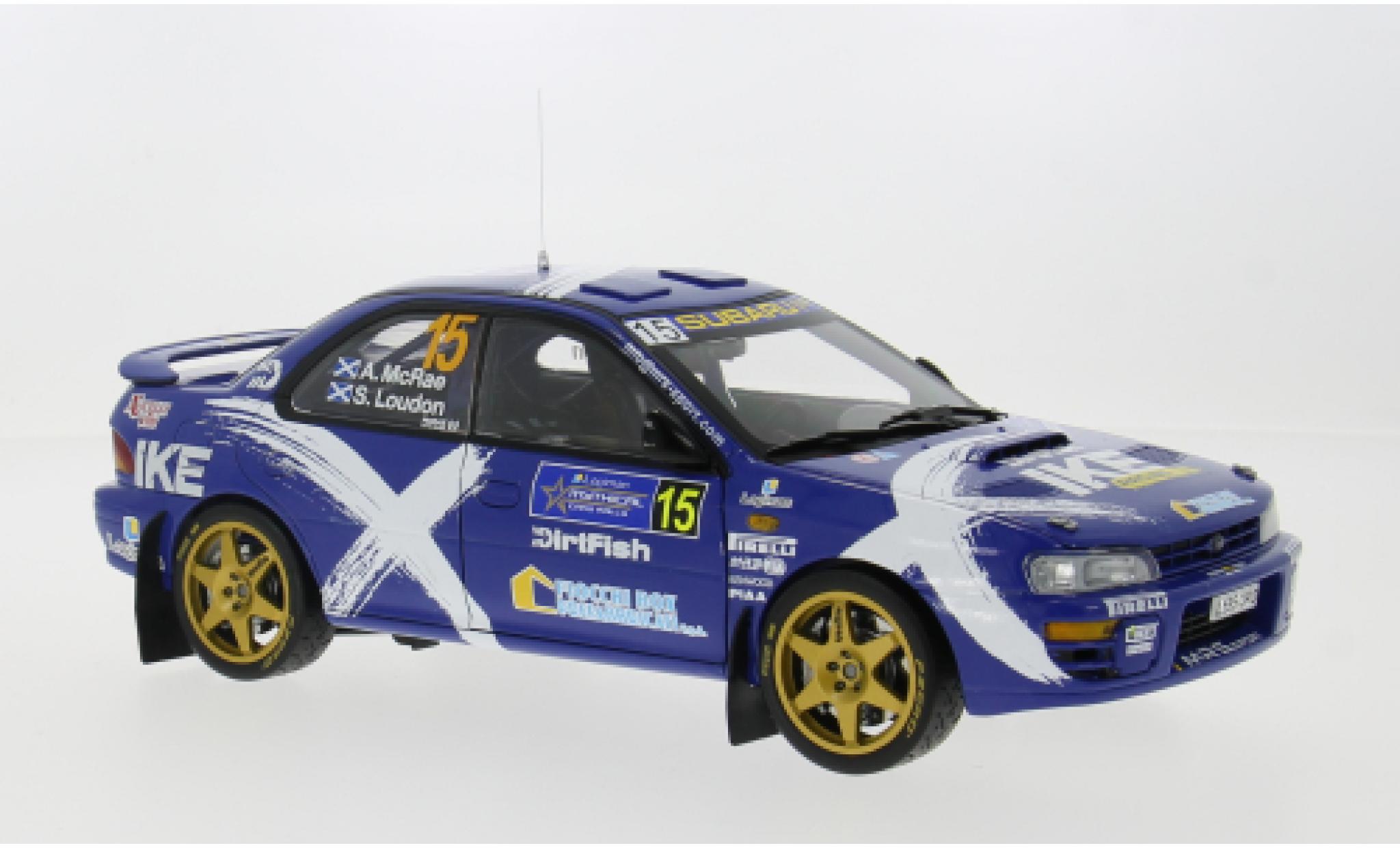Subaru Impreza 1/18 Sun Star 555 No.15 Logiman Mythical Cars Rally 1997 1:18 diecast model cars
