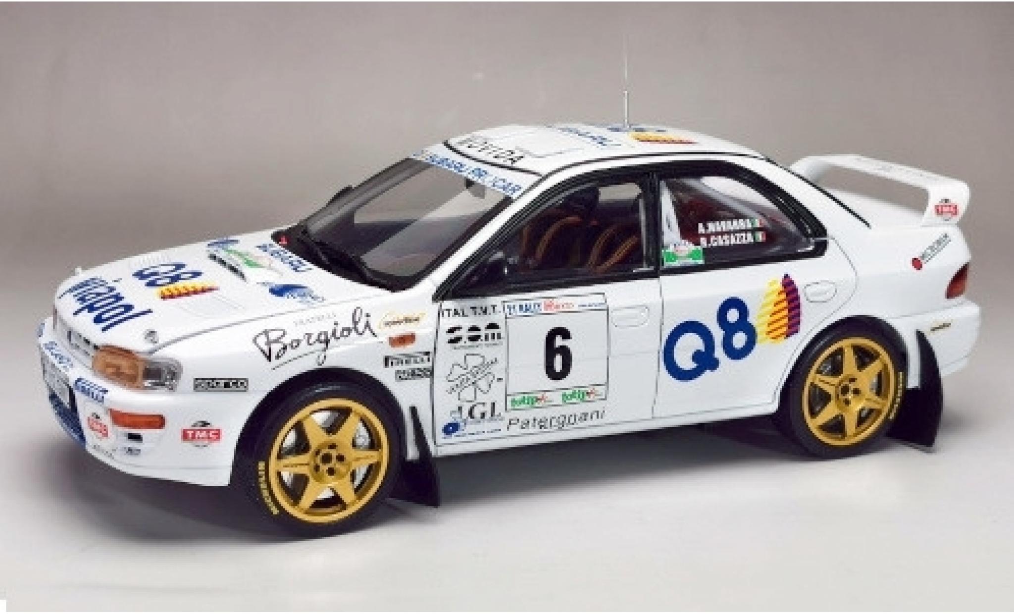 Subaru Impreza 1/18 Sun Star 555 No.6 Rally Il Ciocco 1998 A.Navarra/R.Casazza diecast model cars