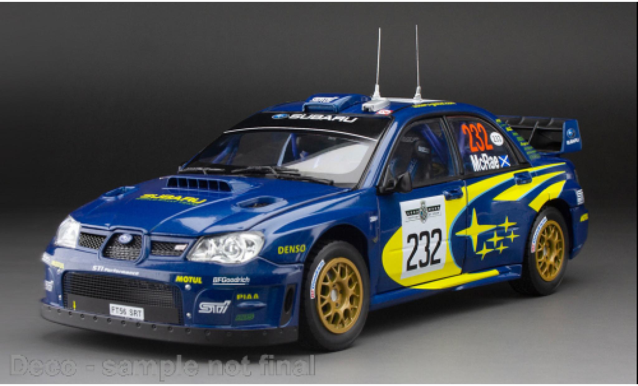 Subaru Impreza 1/18 Sun Star WRC07 No.232 Goodwood Festival of Speed 2007 1:18 diecast model cars