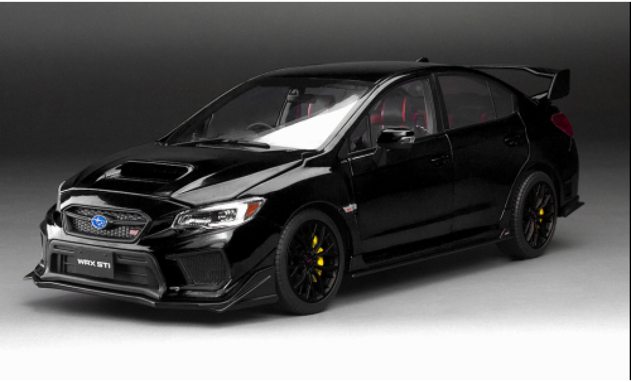 Subaru WRX 1/18 Sun Star STI (S207) black 2018 1:18 diecast model cars