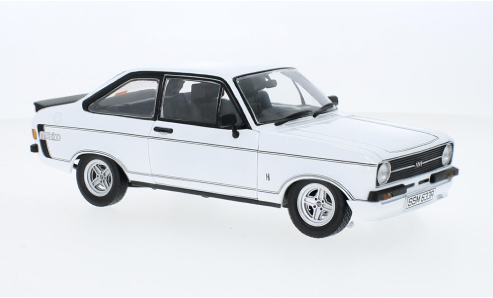 Ford Escort 1/18 Sun Star MkII Mexico white RHD 1976 diecast model cars