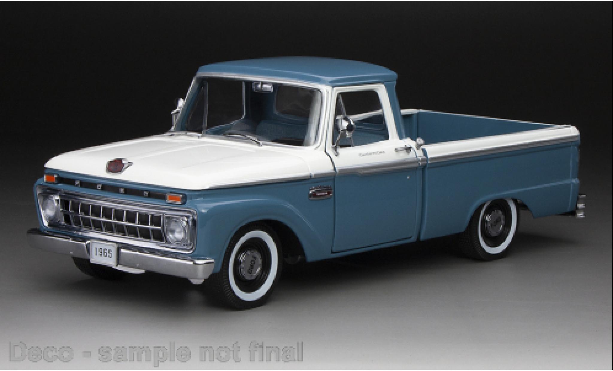 Ford F-1 1/18 Sun Star 00 Douane Cab Pickup blue/white 1965 diecast model cars