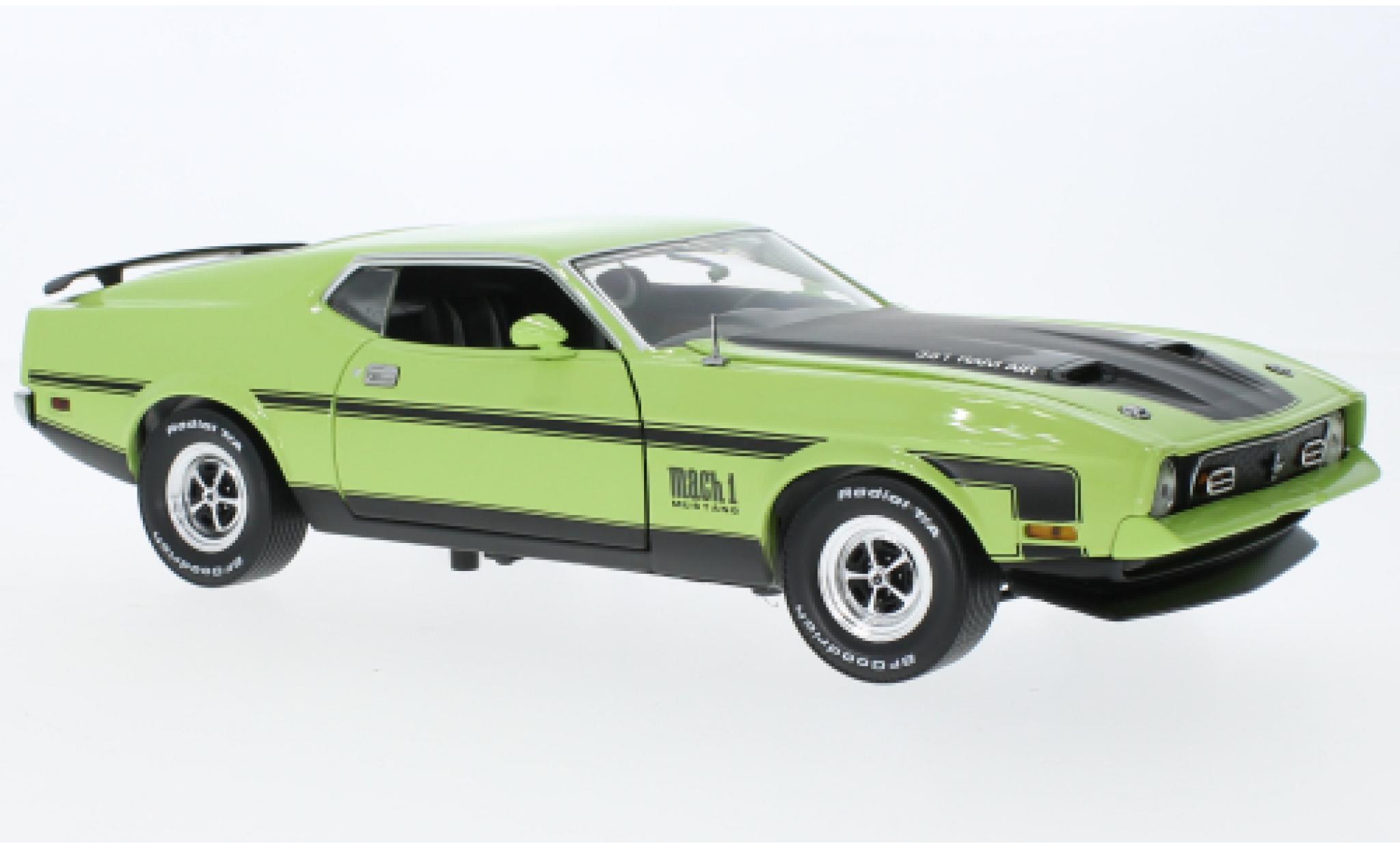 Ford Mustang 1/18 Sun Star Mach I la chaux/black 1971 diecast model cars