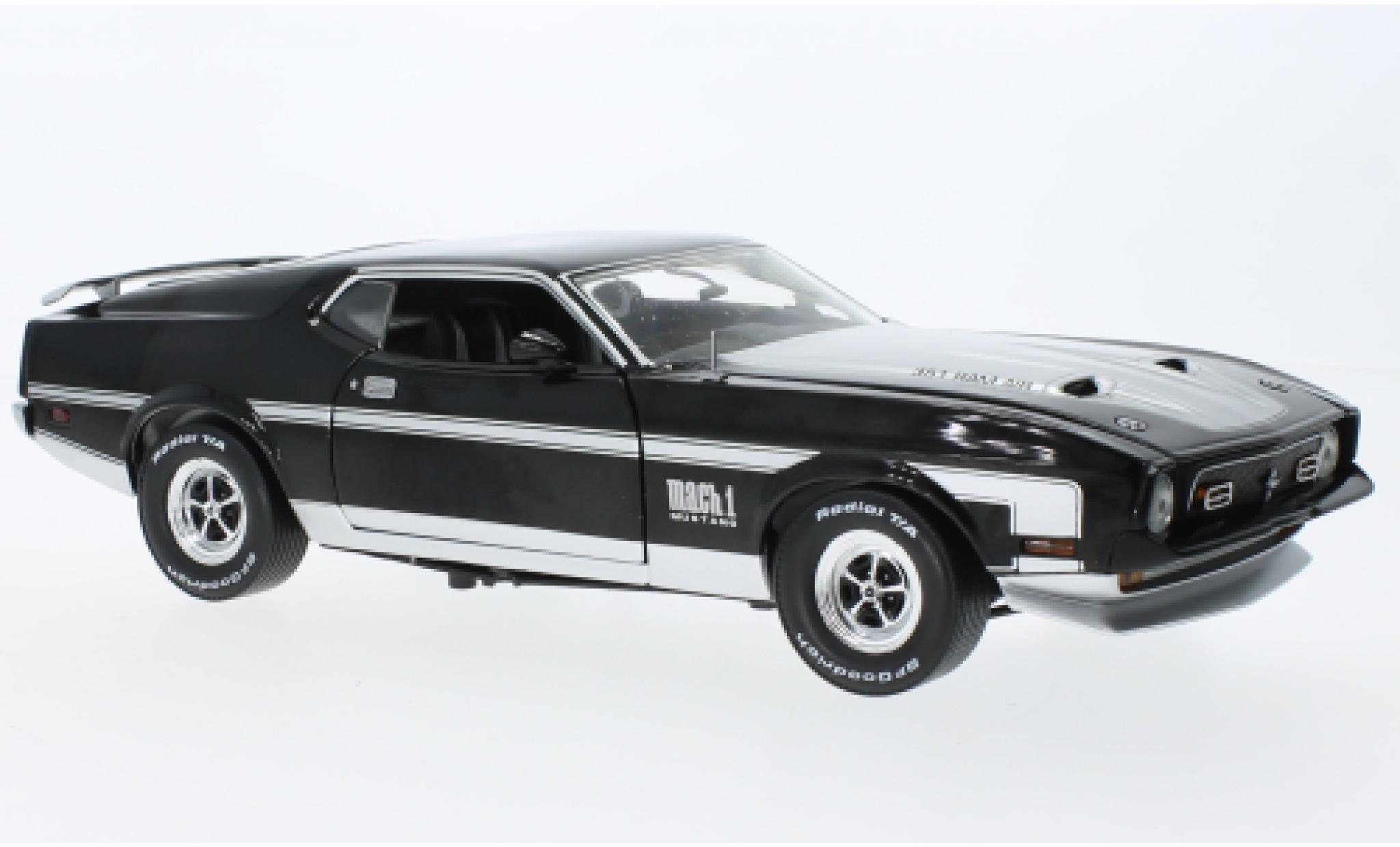 Ford Mustang 1/18 Sun Star Mach I black 1971 diecast model cars