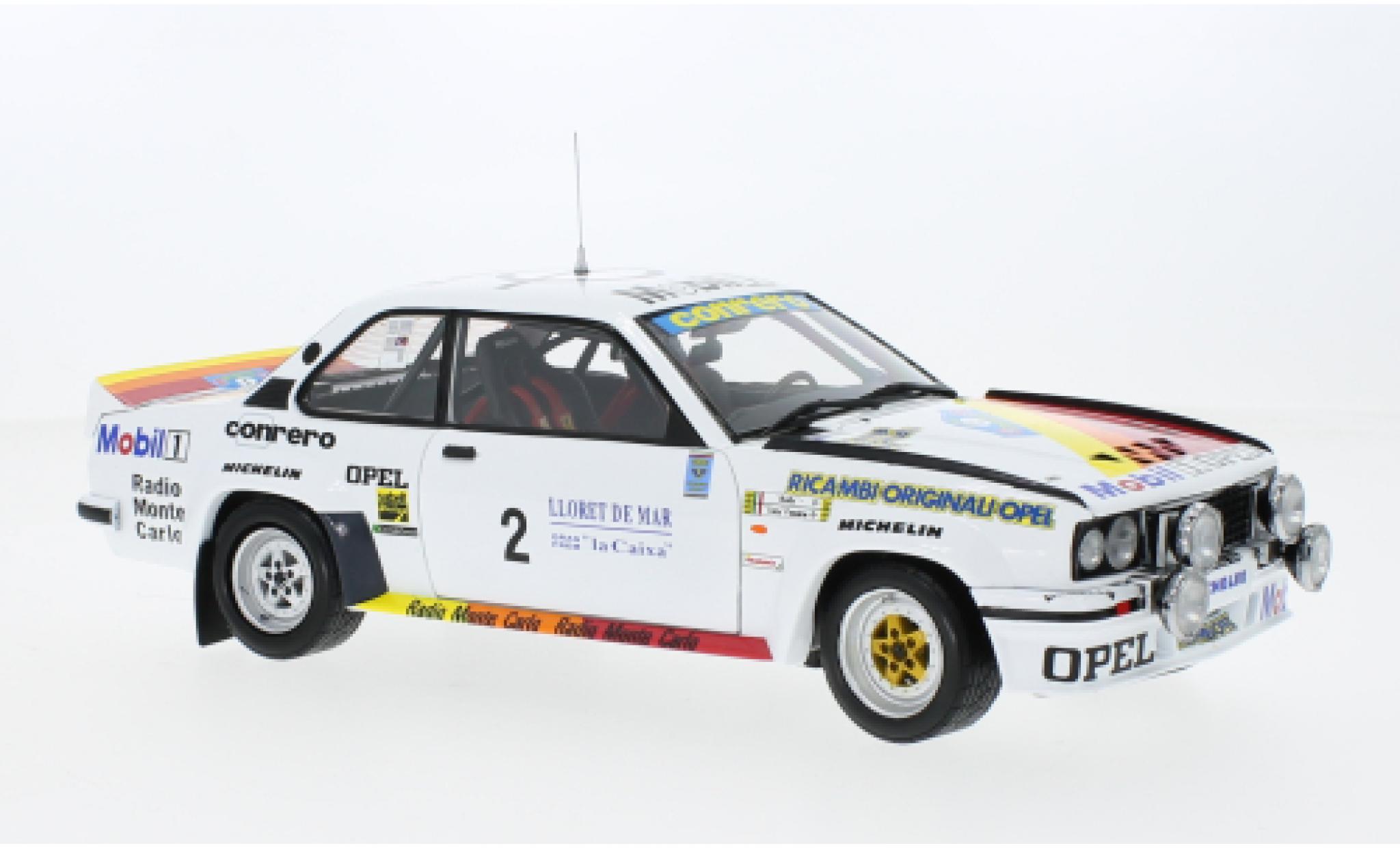 Opel Ascona 1/18 Sun Star B 400 No.2 Conrero Squadra Corse Rally WM Rally Costa Brava 1982 diecast model cars