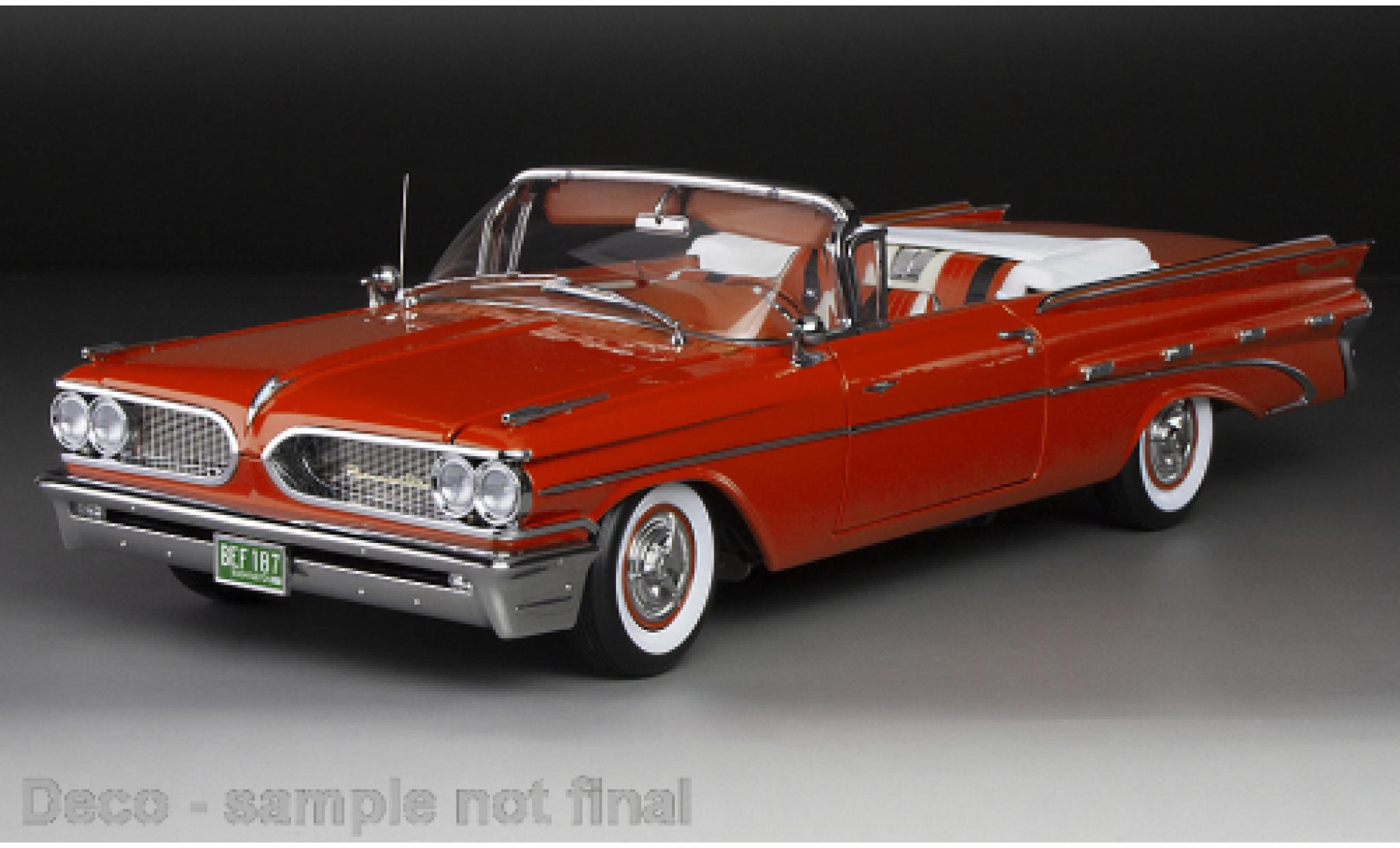 Pontiac Bonneville 1/18 Sun Star Convertible orange 1959 diecast model cars