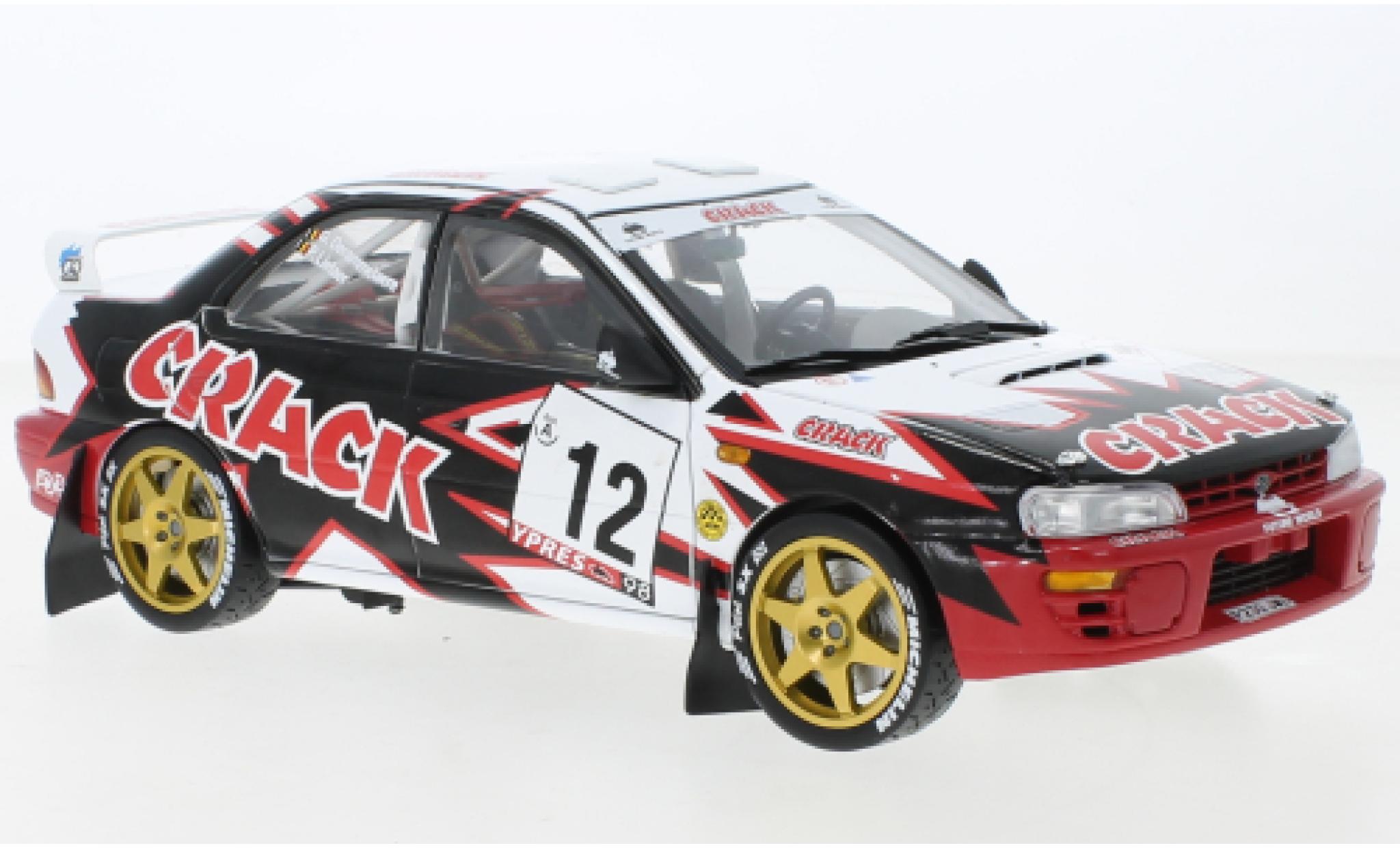Subaru Impreza 1/18 Sun Star 555 No.12 Crack Rally Ypern 1998 diecast model cars