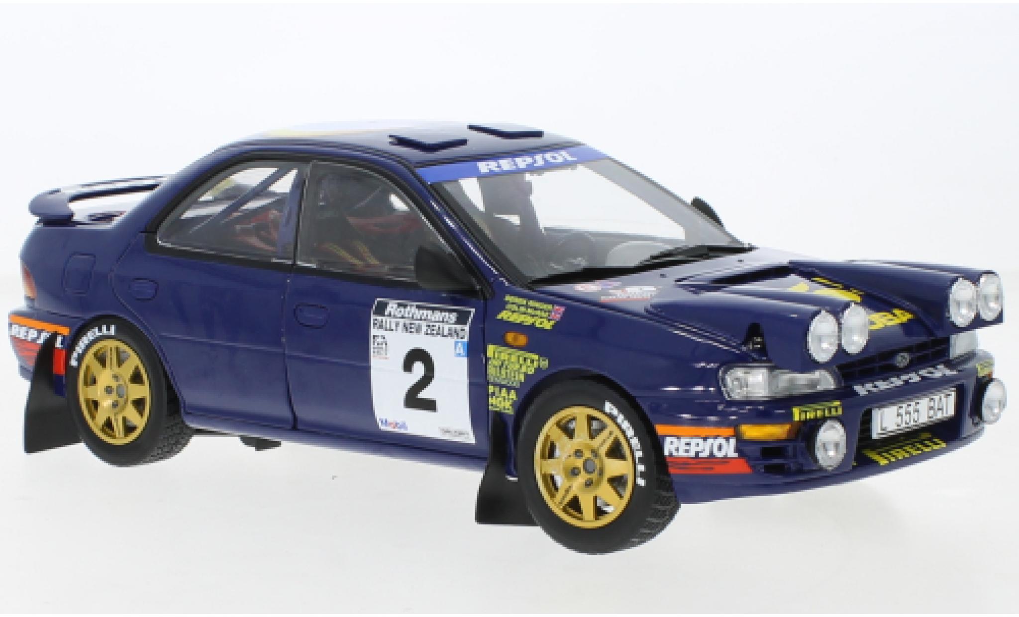 Subaru Impreza 1/18 Sun Star 555 No.2 Rally Neuseeland 1994 diecast model cars