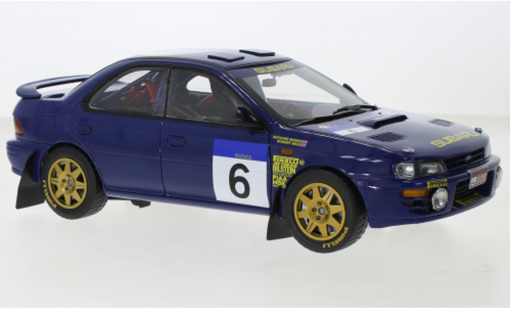 Subaru Impreza 1/18 Sun Star 555 No.6 Rally Hong Kong - Peking 1994 diecast model cars