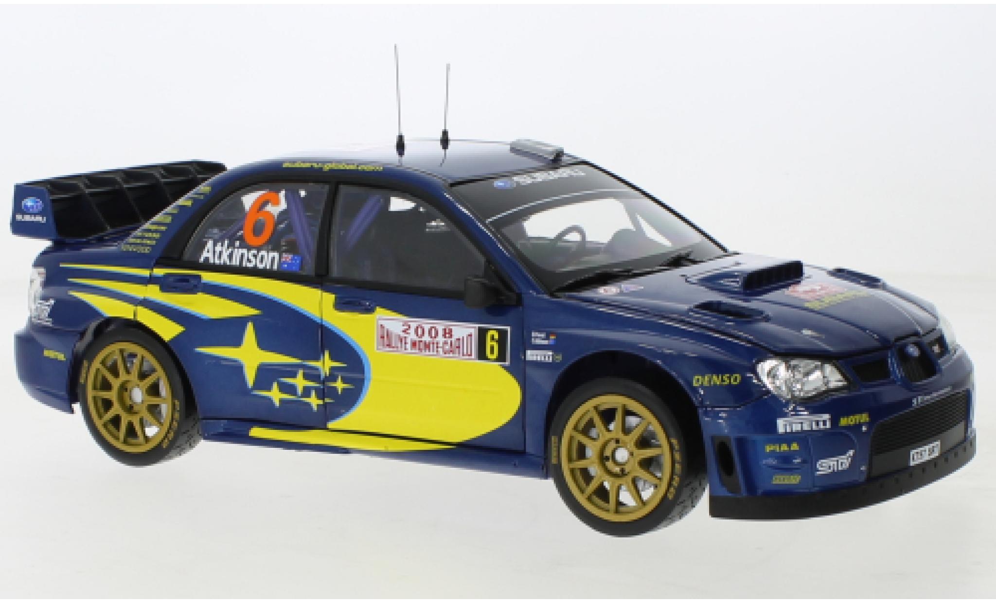 Subaru Impreza 1/18 Sun Star WRC07 No.6 Rally WM Rally Monte Carlo 2008 diecast model cars