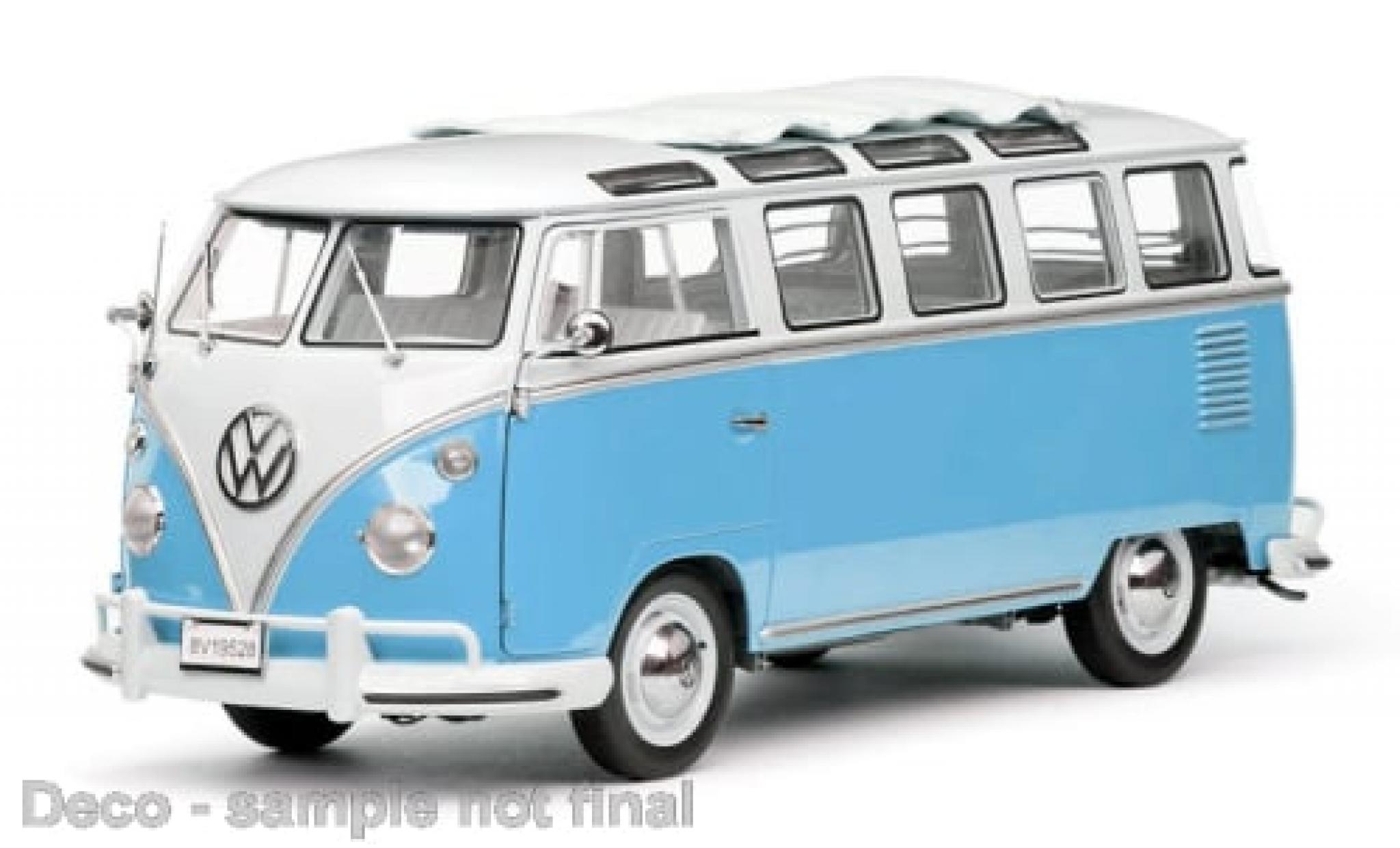 Volkswagen T1 1/12 Sun Star Samba white/blue 1962 1:12 diecast model cars
