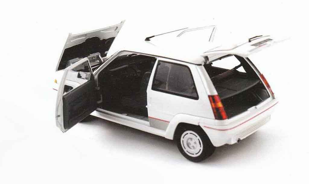 Renault 5 Phase 1 GT Turbo 1 white 1/18 Norev