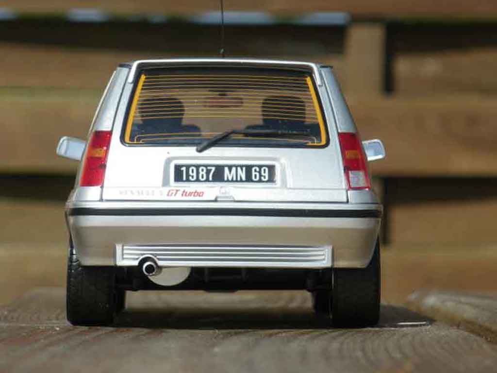 Renault 5 Phase 2 GT Turbo 2 grey 1/18 Norev