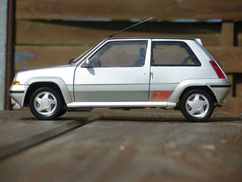Renault 5 Phase 2 GT Turbo 2 grey 1/18 Norev