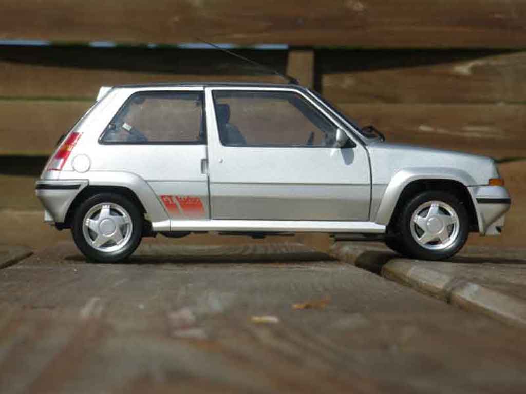 Renault 5 Phase 2 GT Turbo 2 grey 1/18 Norev