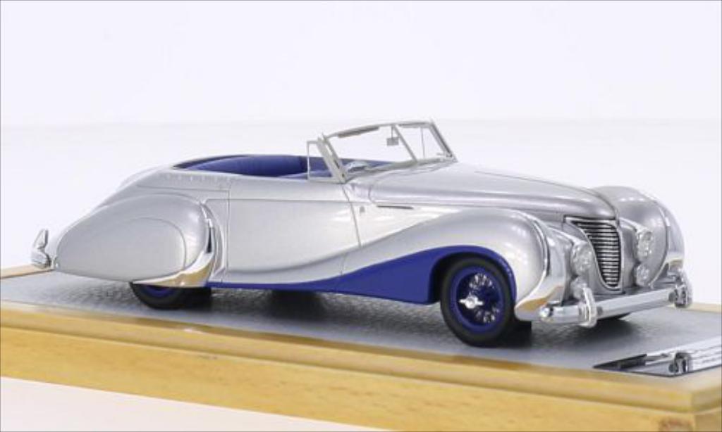 Talbot Lago 1/43 Chromes T26 Record Convertible Saoutchik grey/blue RHD 1948 diecast model cars