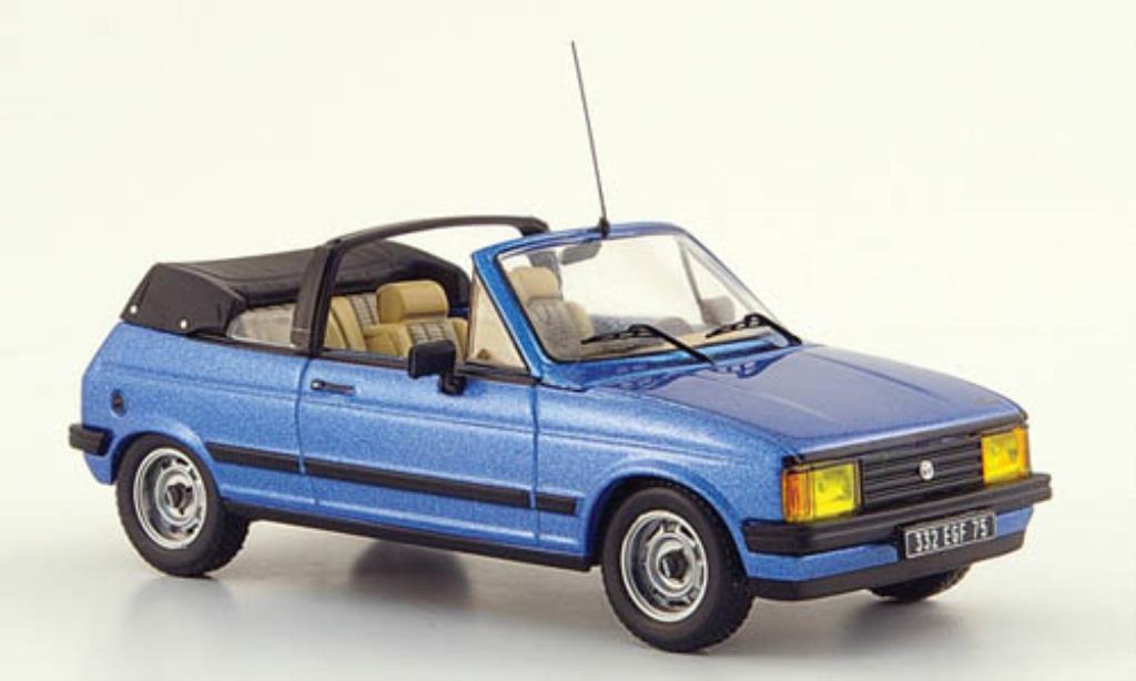 Talbot Samba 1/43 IXO Convertible blue 1983 diecast model cars
