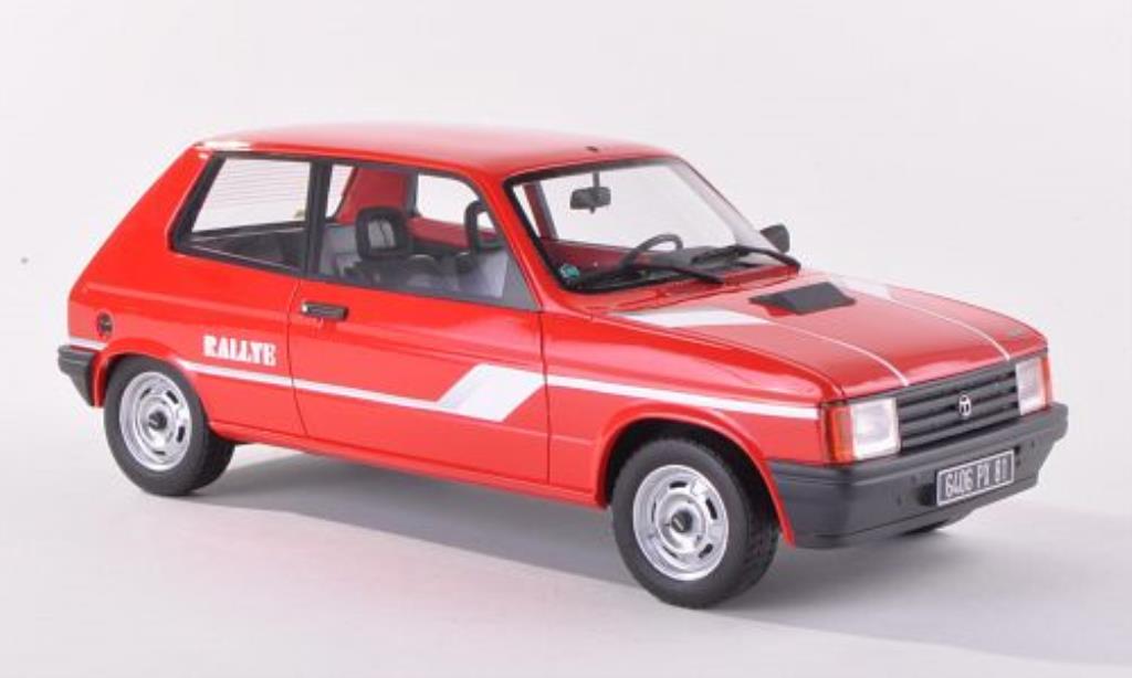 Talbot Samba 1/18 Ottomobile Rally red diecast model cars