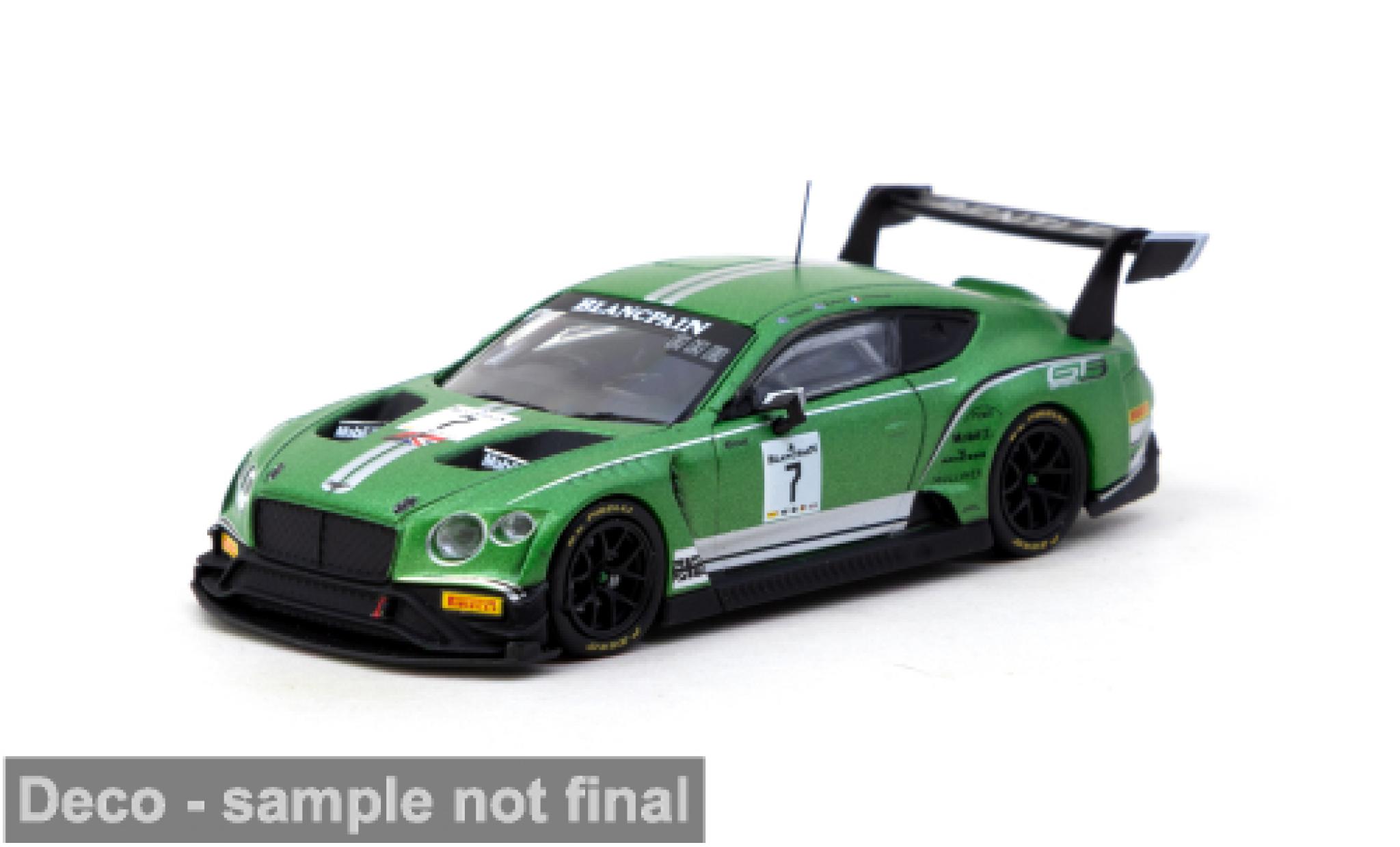 Bentley Continental 1/64 Tarmac Works GT3 green 2018 1:64 diecast model cars