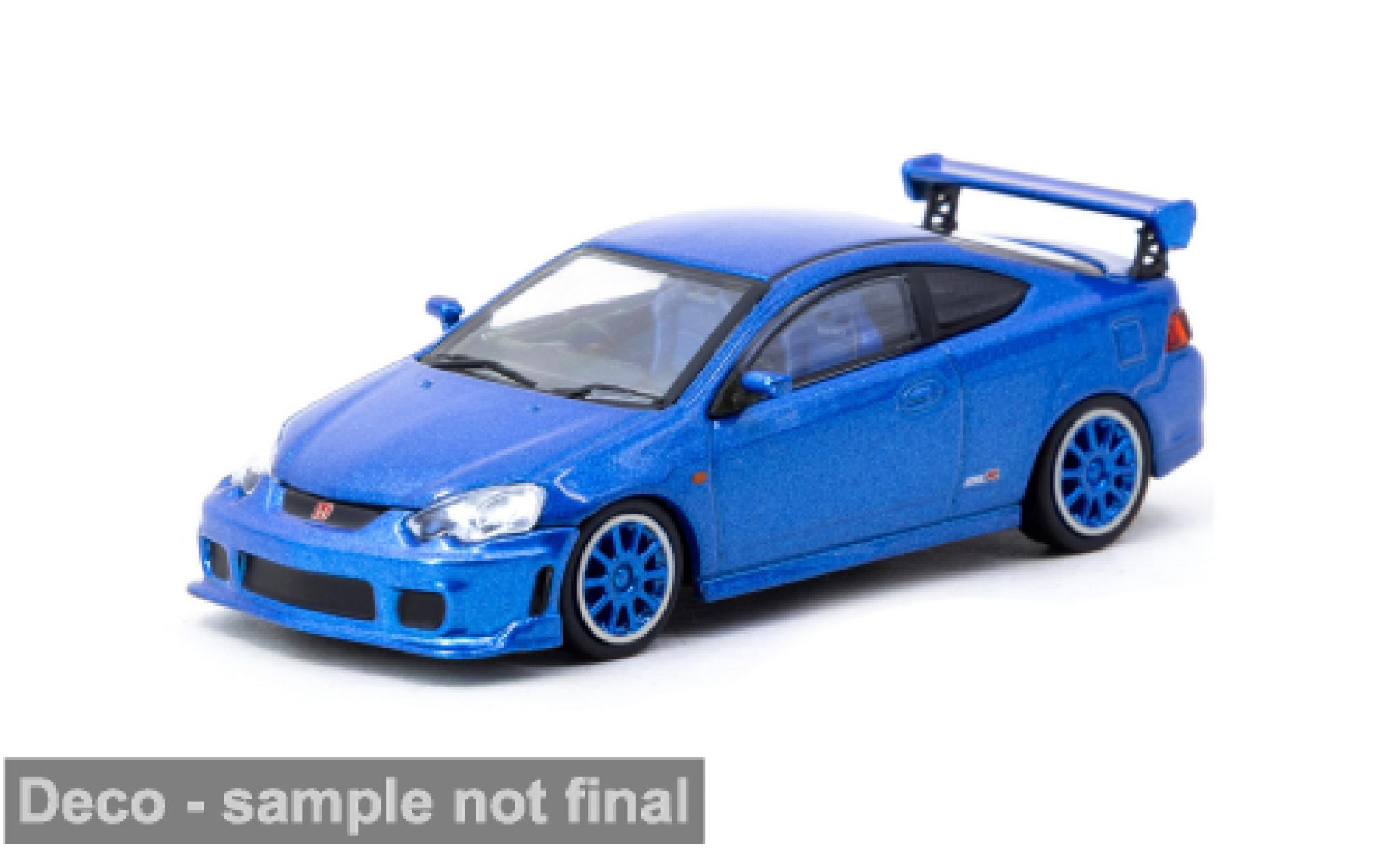 Honda Integra 1/64 Tarmac Works Type R DC5 blue 1:64 diecast model cars