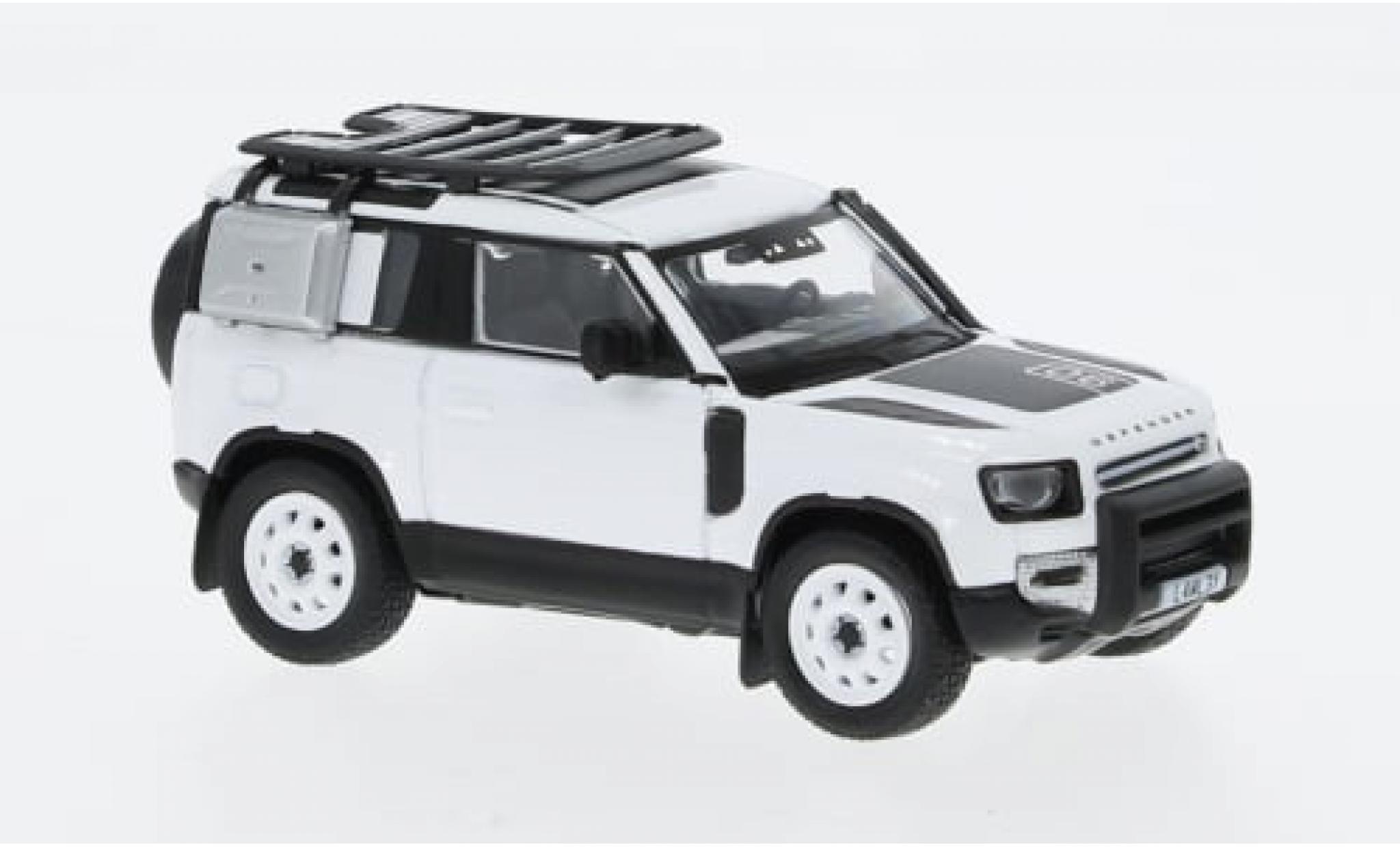 Land Rover Defender 1/64 Tarmac Works 90 metallise white 1:64 diecast model cars