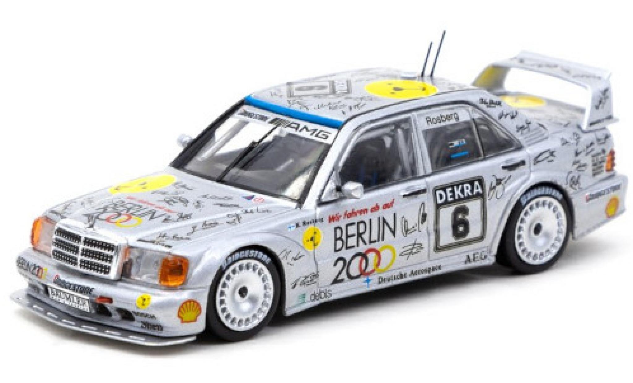 Mercedes 190 1/64 Tarmac Works E 2.5-16 Evolution II No.6 AMG Motorenbau GmbH Berlin 2000 DTM 1992 K.Rosberg diecast model cars