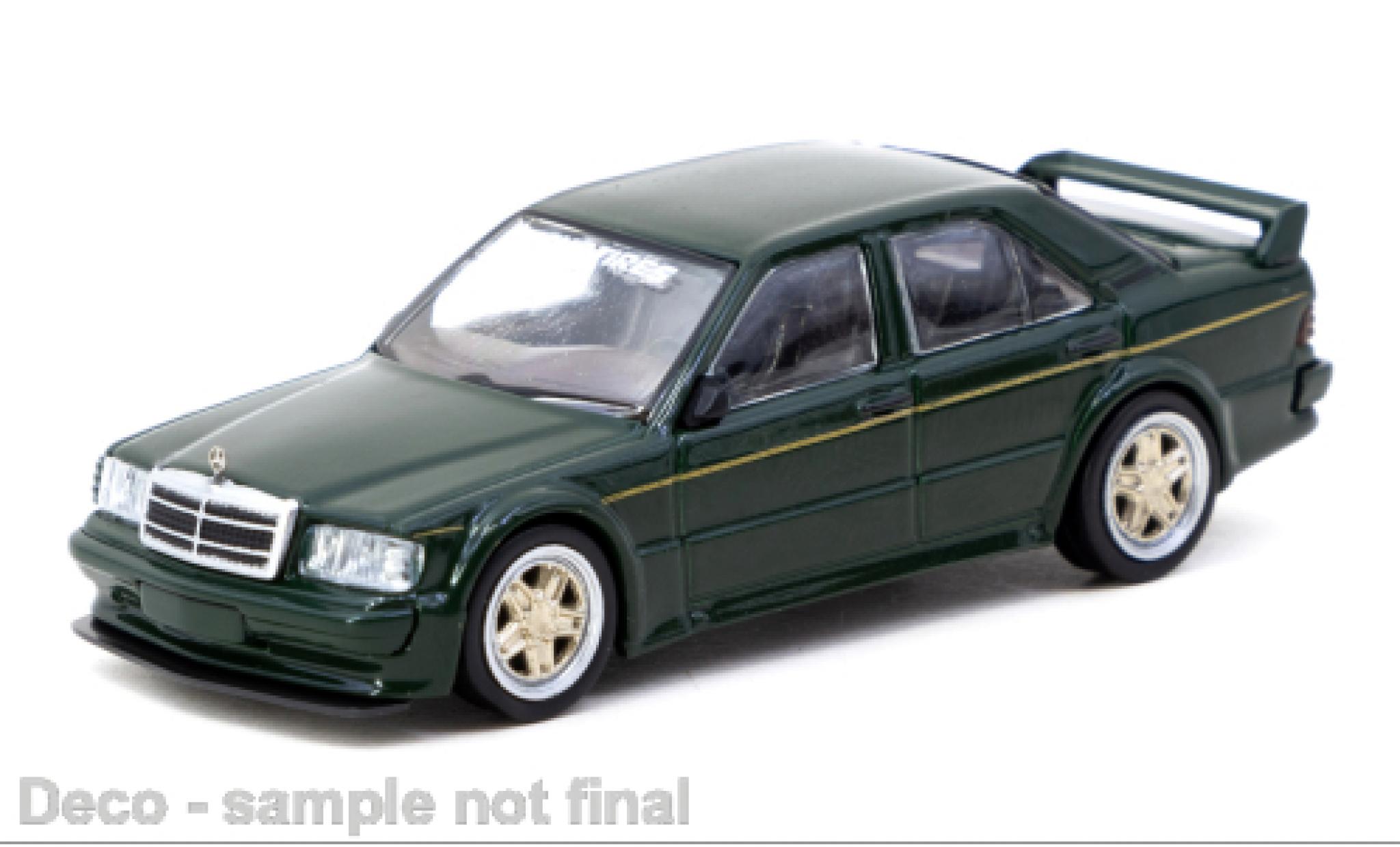 Mercedes 190 1/64 Tarmac Works E (W201) 2.5-16 EVO 1 green 1:64 diecast model cars