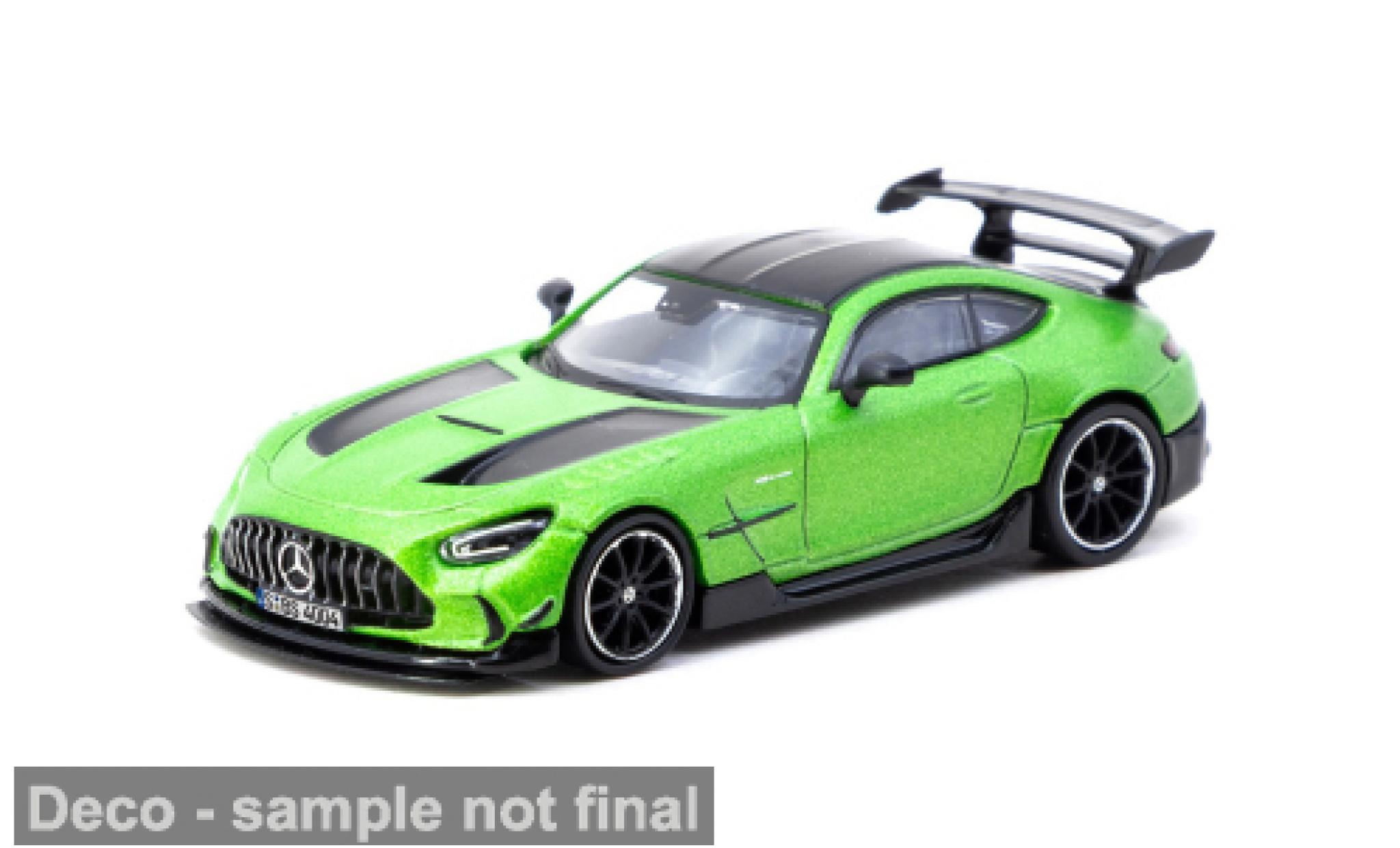Mercedes AMG GT 1/64 Tarmac Works Black Series green/black 1:64 diecast model cars