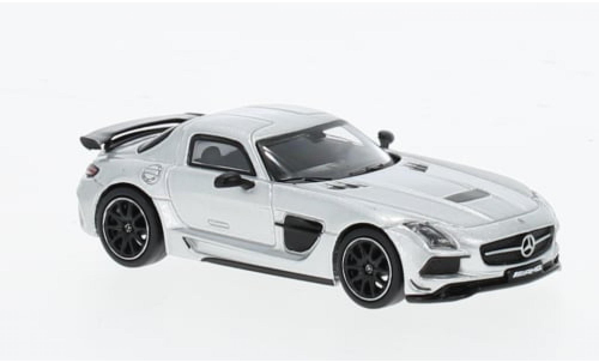 MG B 1/64 Tarmac Works Mercedes SLS A lack Series silver 1:64 diecast model cars