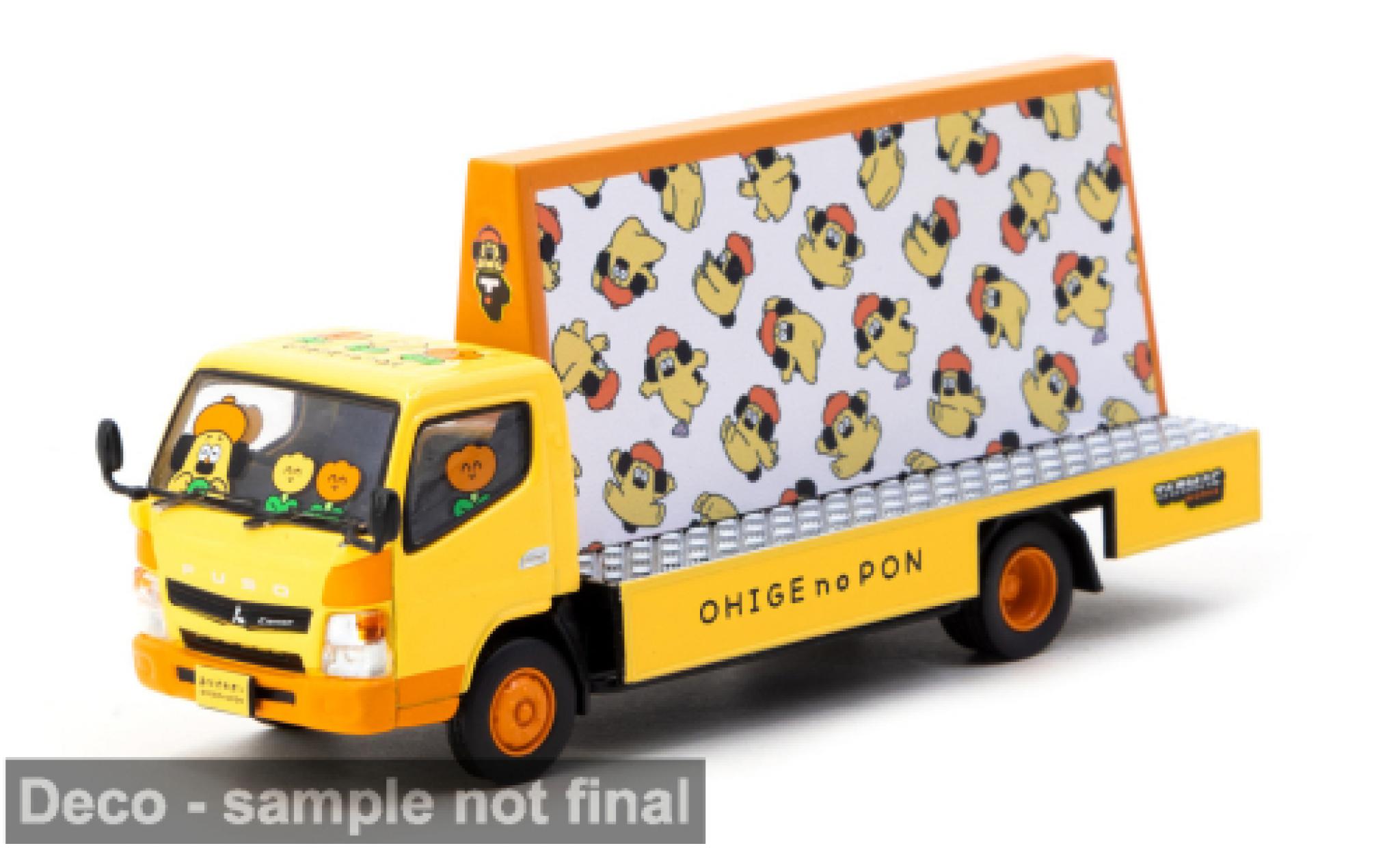 Mitsubishi Fuso 1/64 Tarmac Works Canter yellow 1:64 diecast model cars