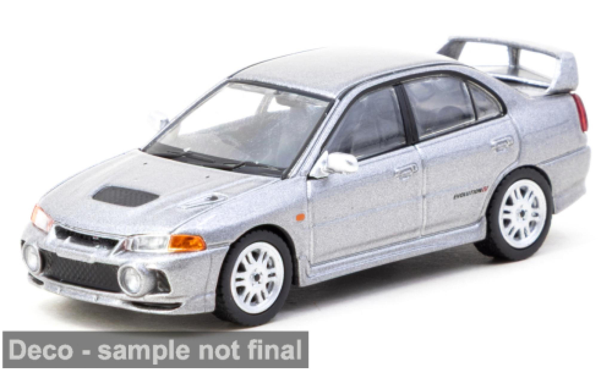 Mitsubishi Lancer 1/64 Tarmac Works GSR Evolution IV silver 1:64 diecast model cars