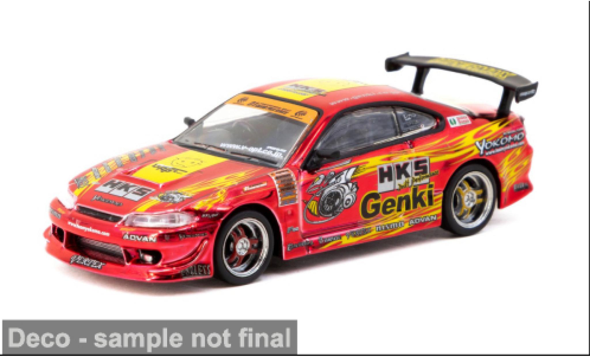 Nissan Silvia 1/64 Tarmac Works RS-2 HKS 1:64 diecast model cars