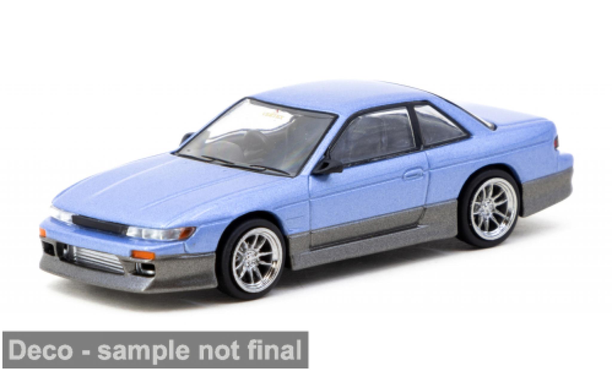Nissan Silvia 1/64 Tarmac Works (S13) blue/grey 1:64 diecast model cars