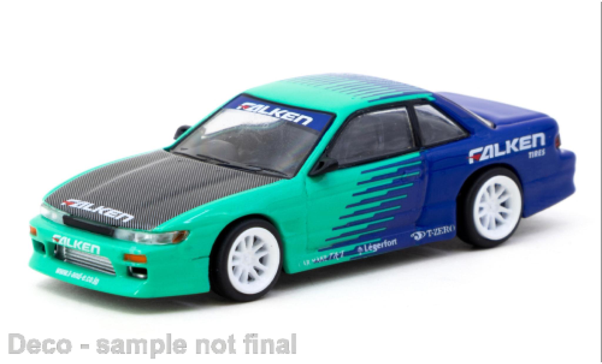 Nissan Silvia 1/64 Tarmac Works (S13) Falken 1:64 diecast model cars