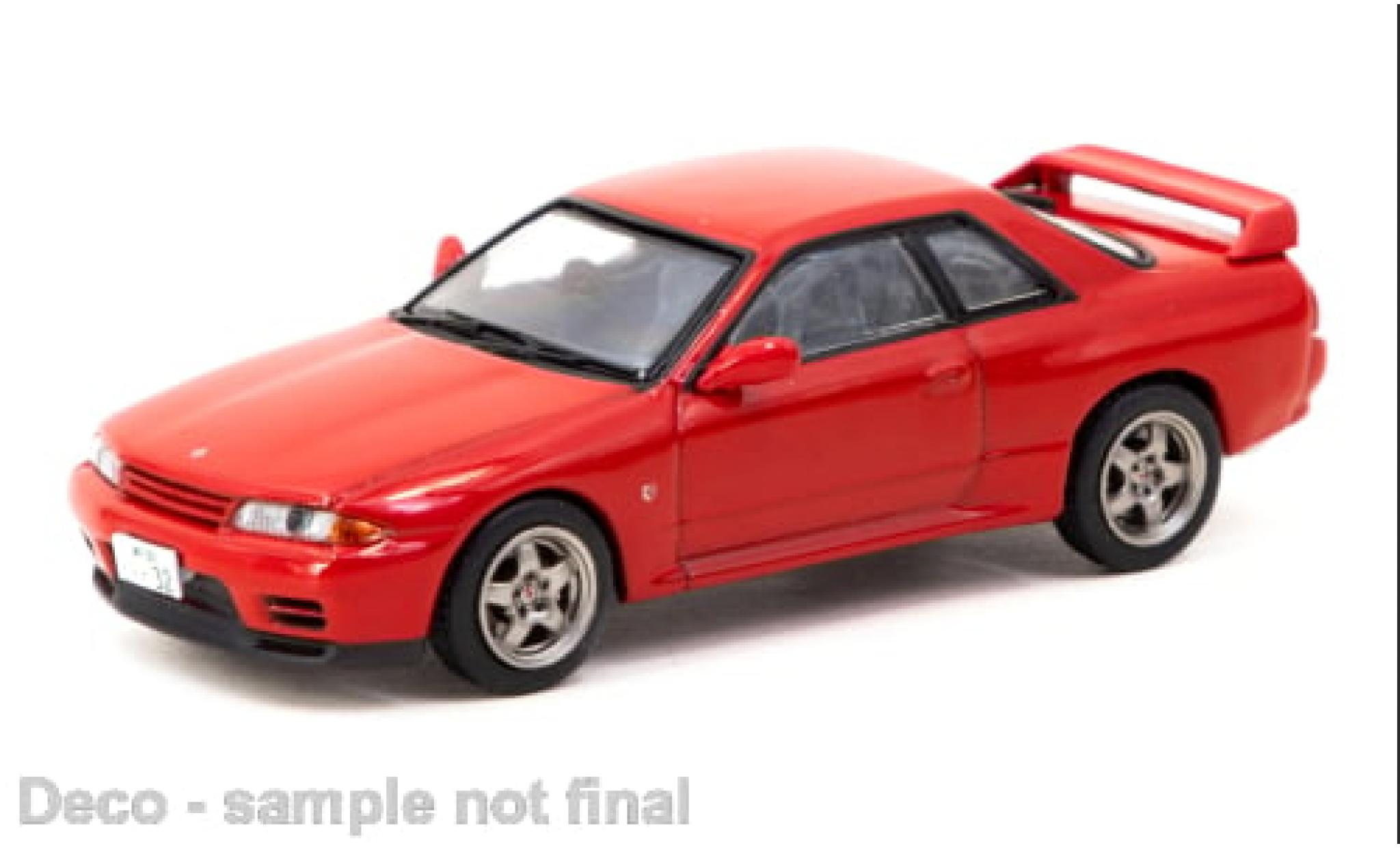 Nissan Skyline 1/64 Tarmac Works GT-R (R32) red 1:64 diecast model cars