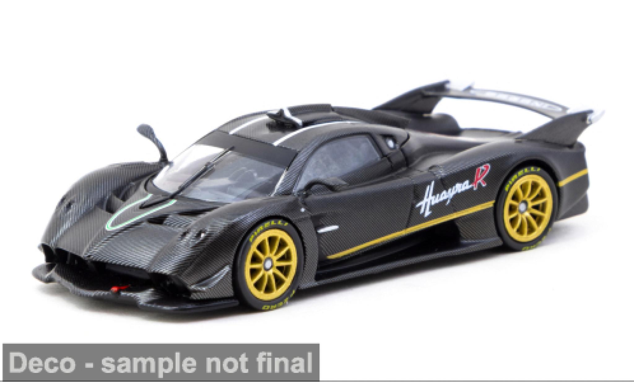 Pagani Huayra 1/64 Tarmac Works R black/carbon 1:64 diecast model cars
