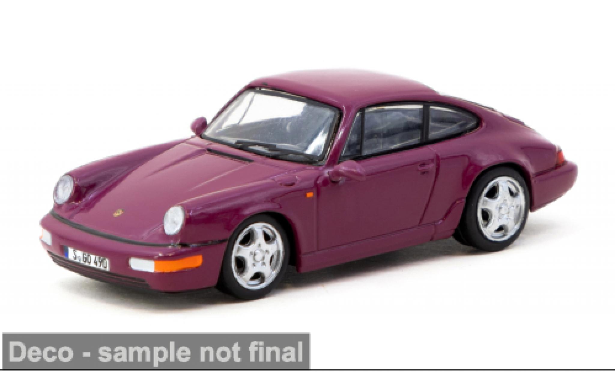 Porsche 964 1/64 Tarmac Works 911  RS pink 1:64 diecast model cars