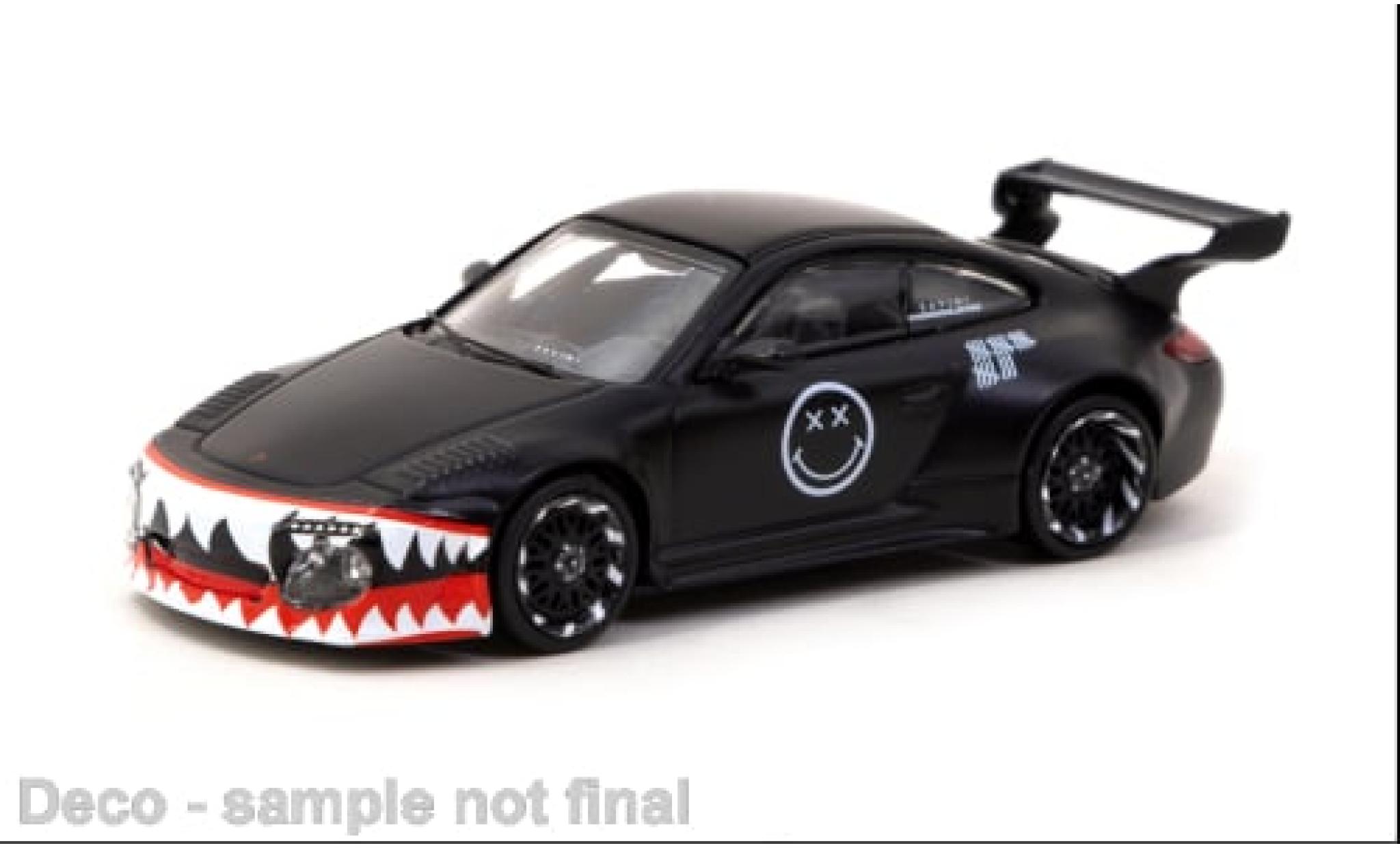 Porsche 997 RWB 1/64 Tarmac Works 911  Old &amp; New matt-black 1:64 diecast model cars
