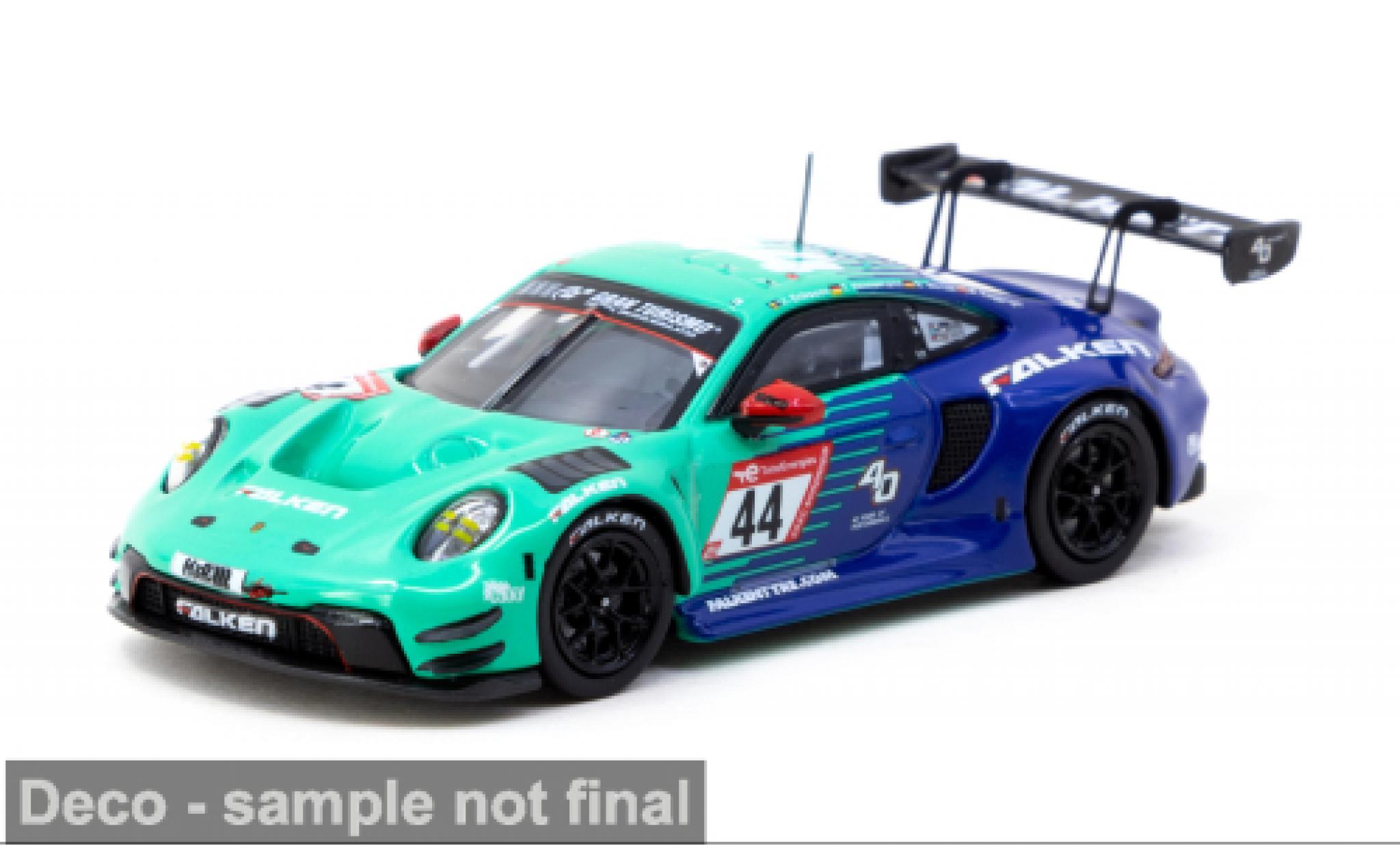 Porsche 911 1/64 Tarmac Works GT3 R 24h N&uuml;rburgring 2023 #44 1:64 diecast model cars