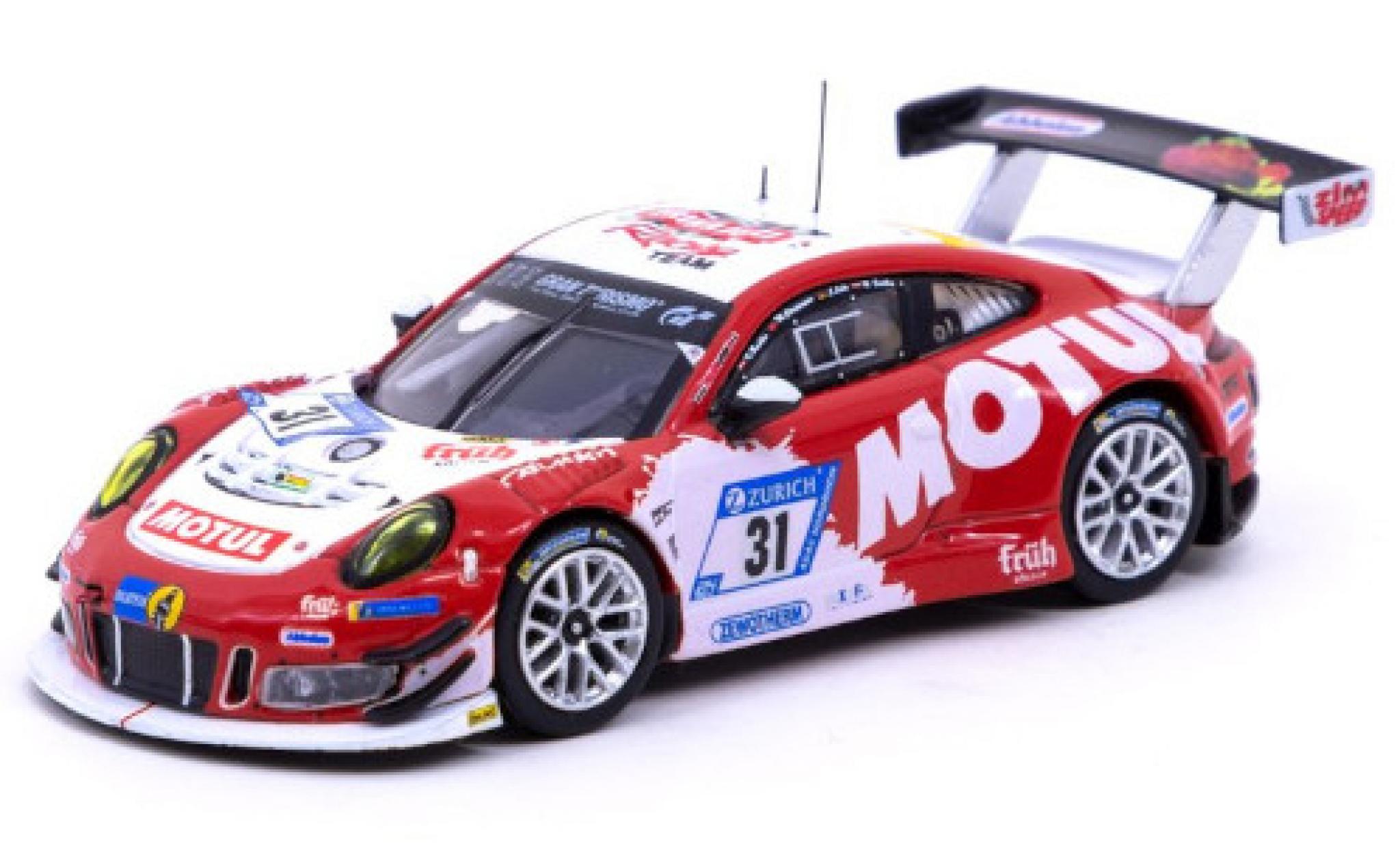Porsche 991 GT3 R 1/64 Tarmac Works 911 GT3 R () No.31 Frikadelli Racing Team Motul 24h N&uuml;rburgring 2017 T.Kristensen/K.Bachler/N.Siedler/L.Luhr diecast model cars