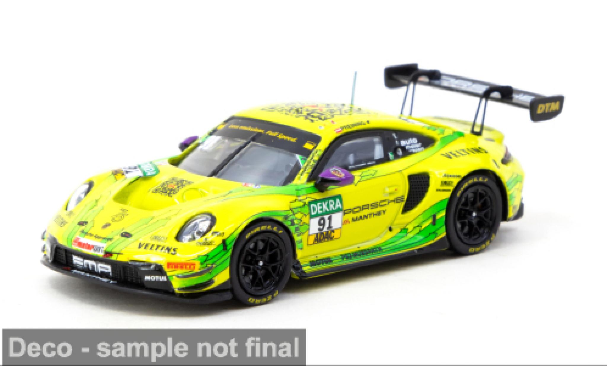 Porsche 911 1/64 Tarmac Works GT3 R DTM-Saison 2023 #91 1:64 diecast model cars