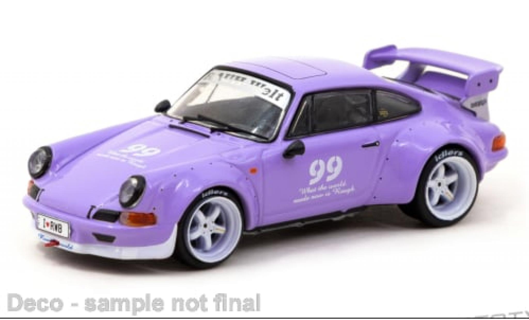 Porsche 911 1/64 Tarmac Works RWB Backdate lila 1:64 diecast model cars