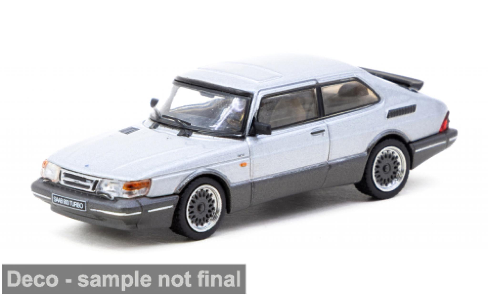 Saab 900 1/64 Tarmac Works Turbo silver 1978 1:64 diecast model cars